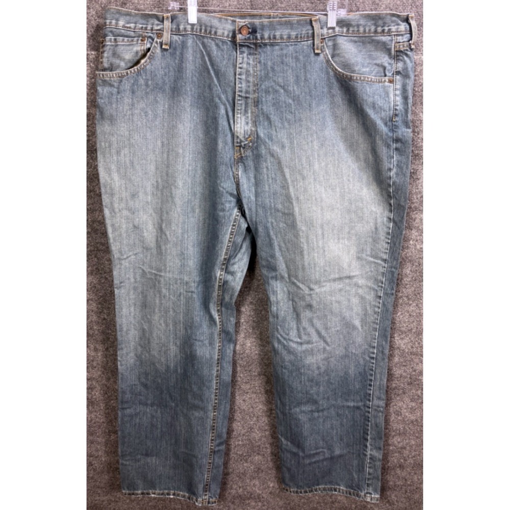 Levis 559 Relaxed Straight Jeans Mens 48x32 Medium Wash Blue Denim Pants
